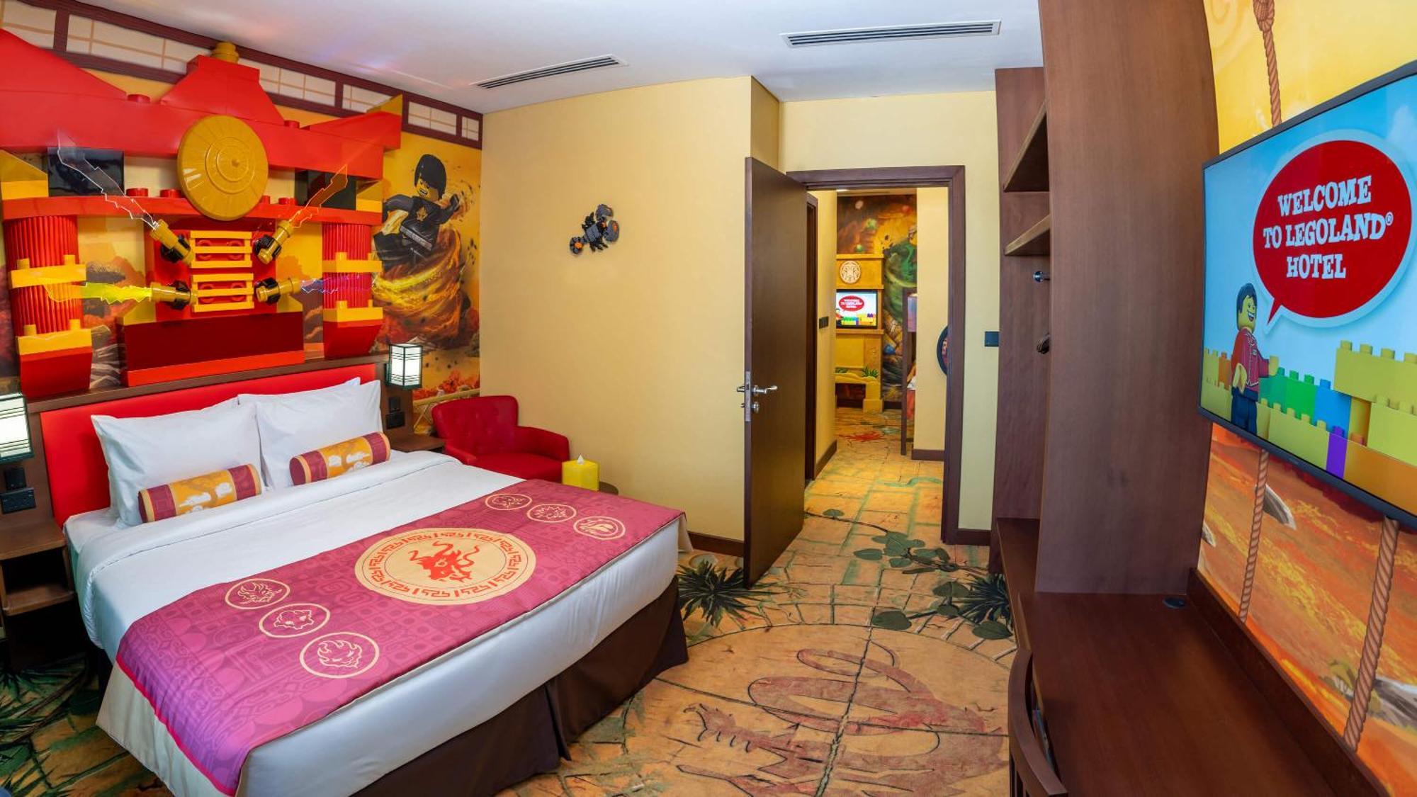 NINJAGO Fully Themed Family Suite with Complimentary Park Access, Breakfast, Creative Workshops, In-Room Treasure Hunt and Kids Activities