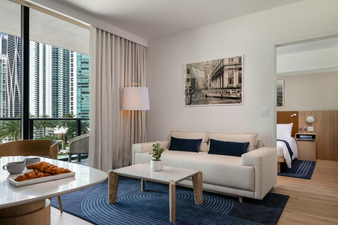 City view One Bedroom Suite with Two Beds