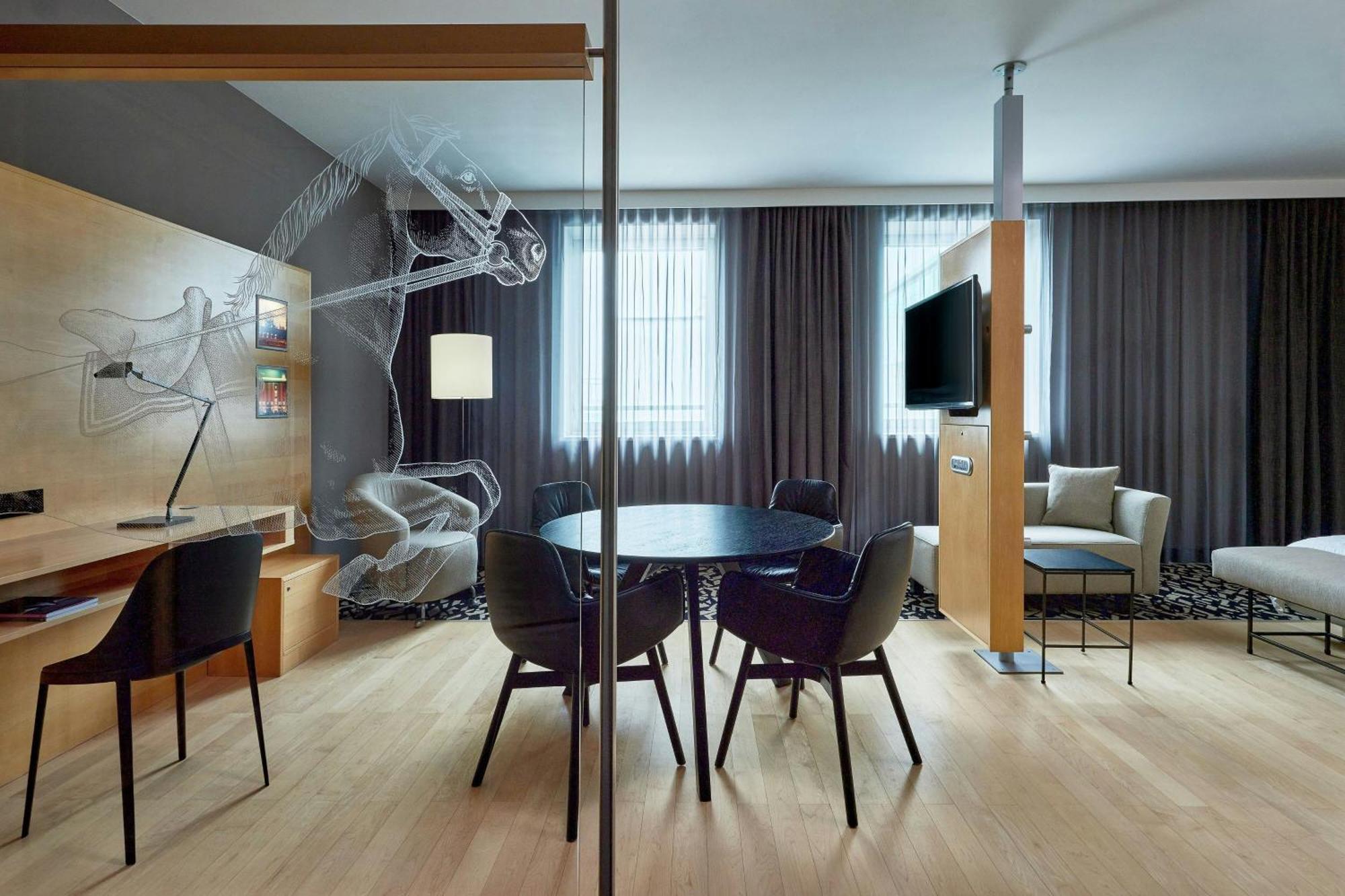 Studio with Courtyard View