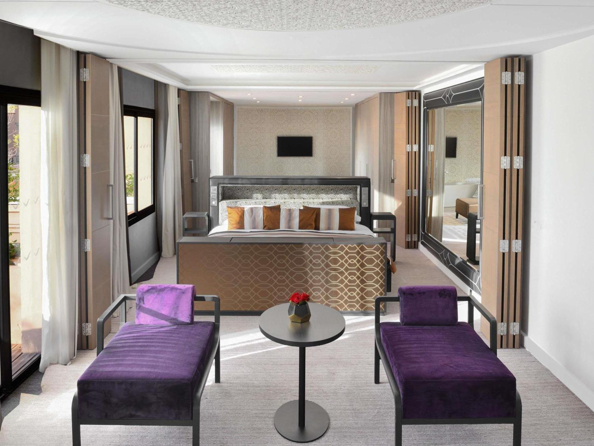 Two-Bedroom Penthouse Living Room Private Pool