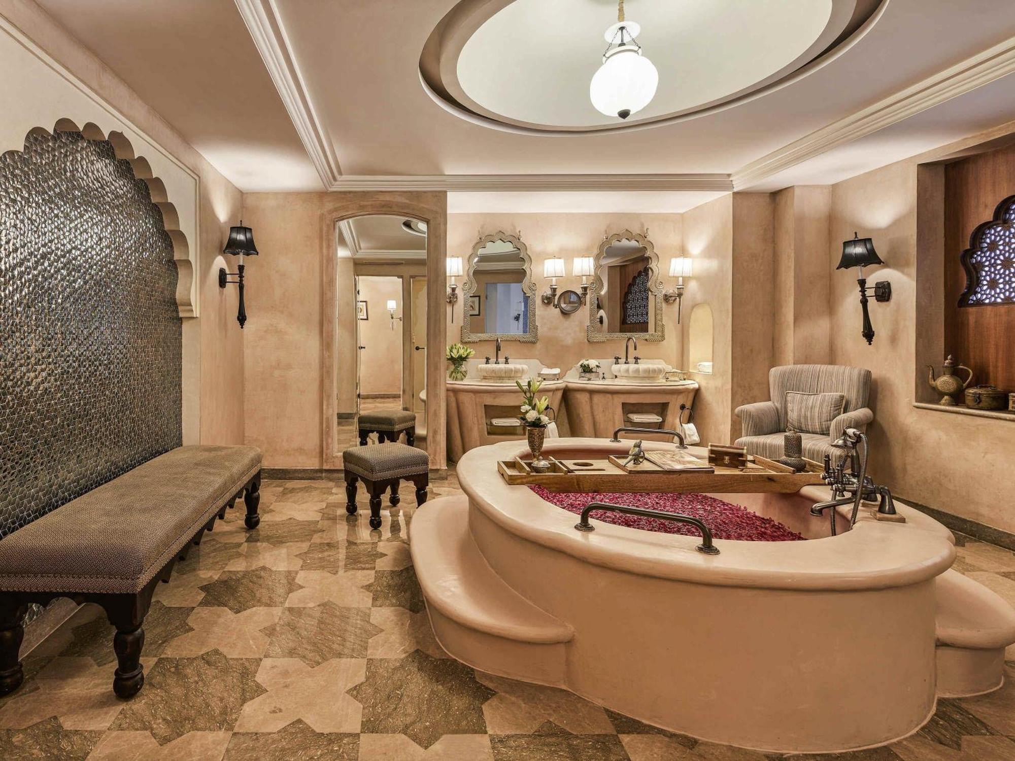 Terrace Suite 2 complimentary craft beers or signature cocktail at Anjum per room per Happy Hours Buy 1 1 at Anjum Bar on Select beverages on Food & Soft Beverage Laundry Set couple at ZarinINR 5000